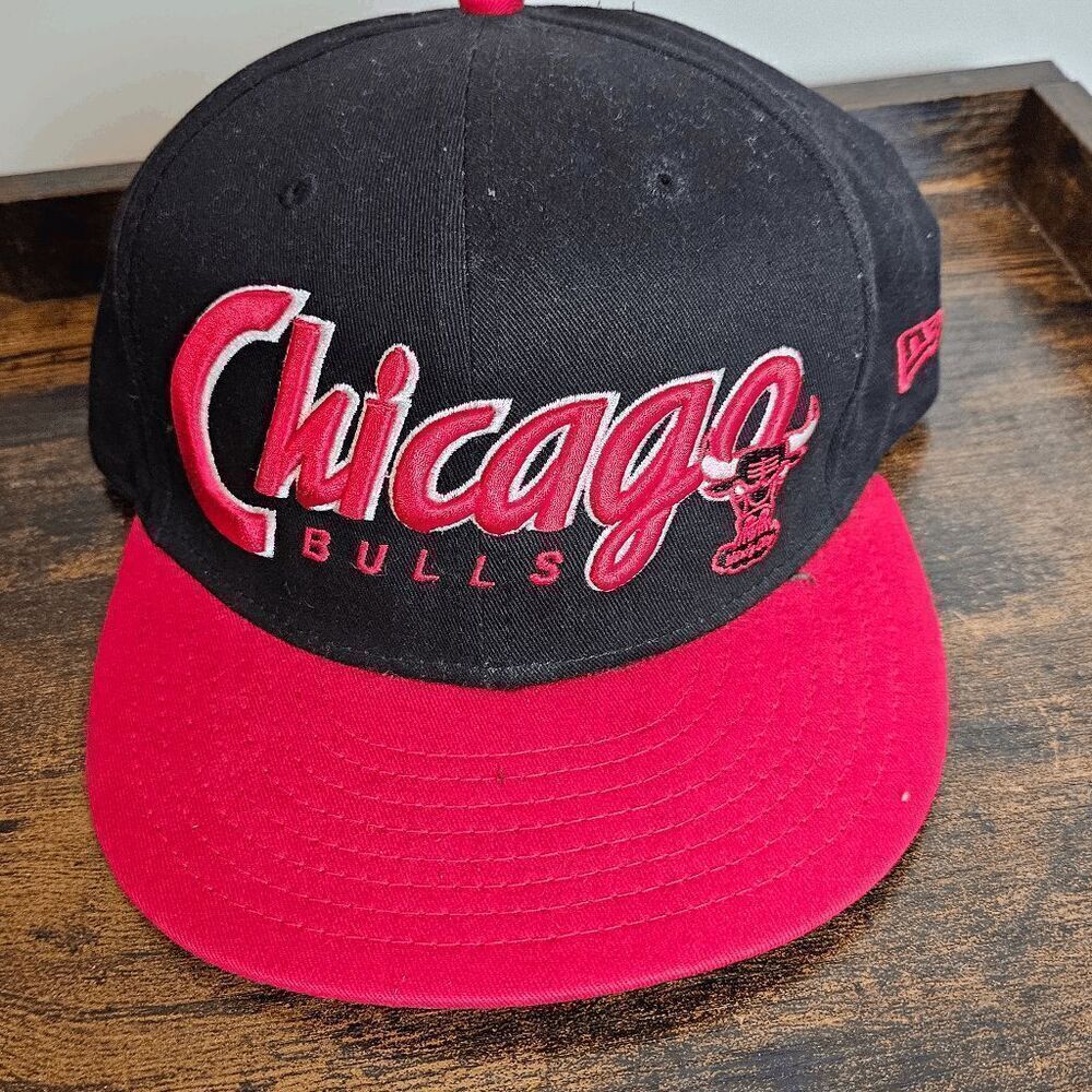Chicago Bulls Windy City NBA HWC Hardwood Classics New Era Cap Black/Red Snapba